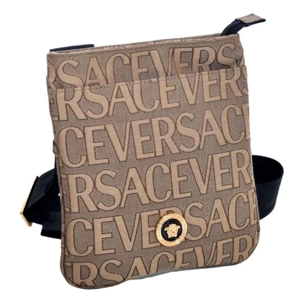 Versace La Medusa Tan Crossbody Bag NWT and Dust Bag Retails: $850